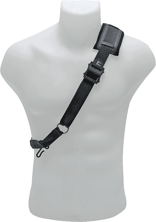 S02M - CORDON BANDOLERA SAXOFOON TAMANO L (METAL HOOK)