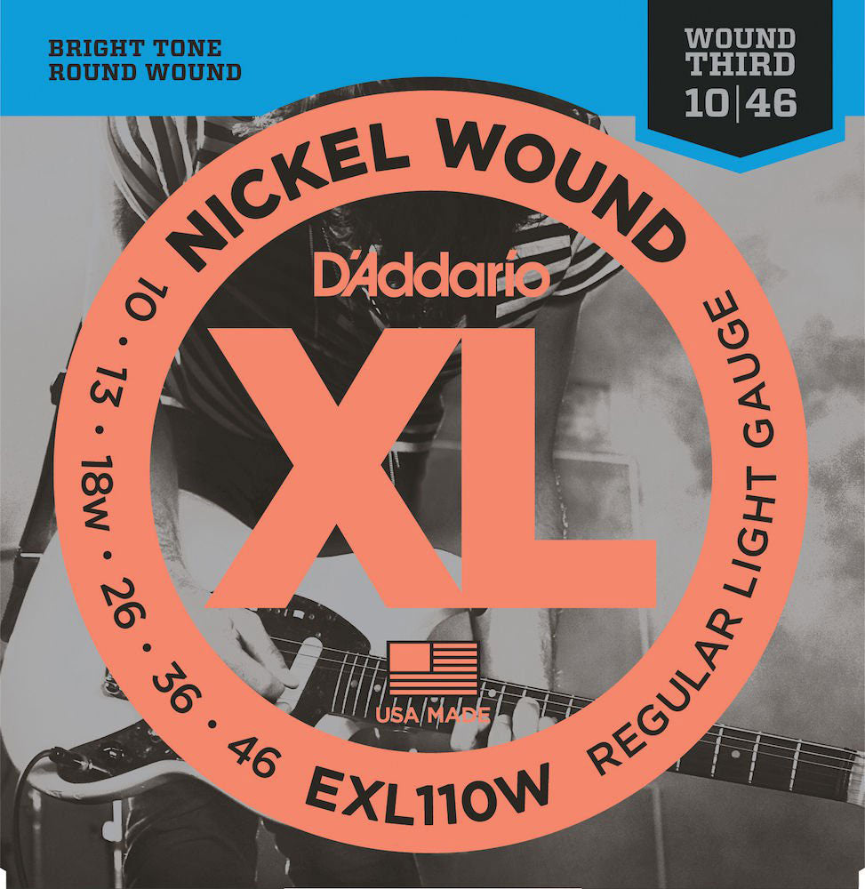 NICKEL EXL110W REGULAR LIGHT 3EME CORDE AVEC FILET 10-46