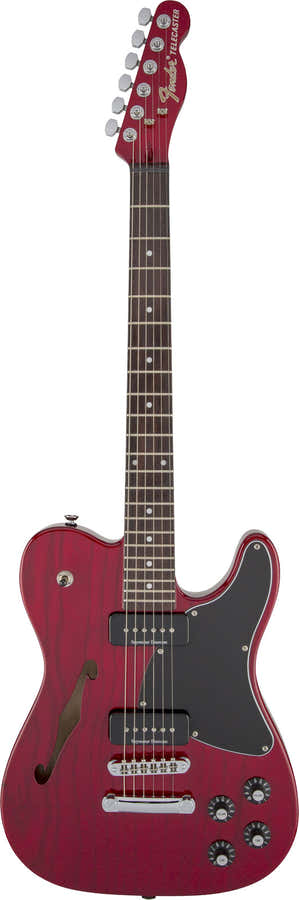 Telecaster JA-90 Thinline Signature Jim Adkins LRL Crimson Red Transparent