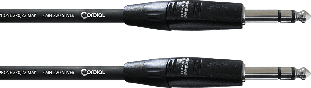 Cordial Stereo-Audiokabel Jack 1,5 m