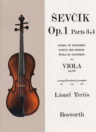 SEVCIK - ETUDES OP.1 PARTS 3 ET 4 ECOLE DE LA TECHNIQUE - ALTO