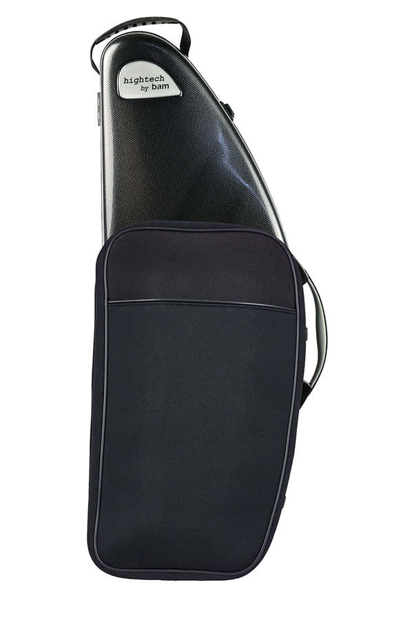 Étui Saxophone Ténor Hightech + Poche - Noir Carbone