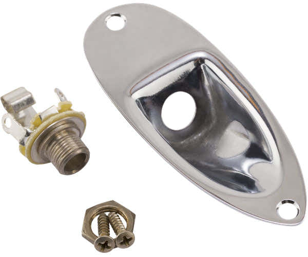 Road Worn Stratocaster Jack Ferrule with hardware