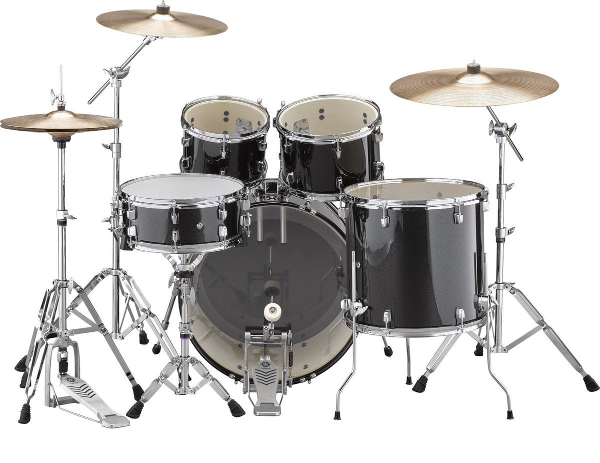 Rydeen 22 Zwarte glitter + HW680W + Paiste 101