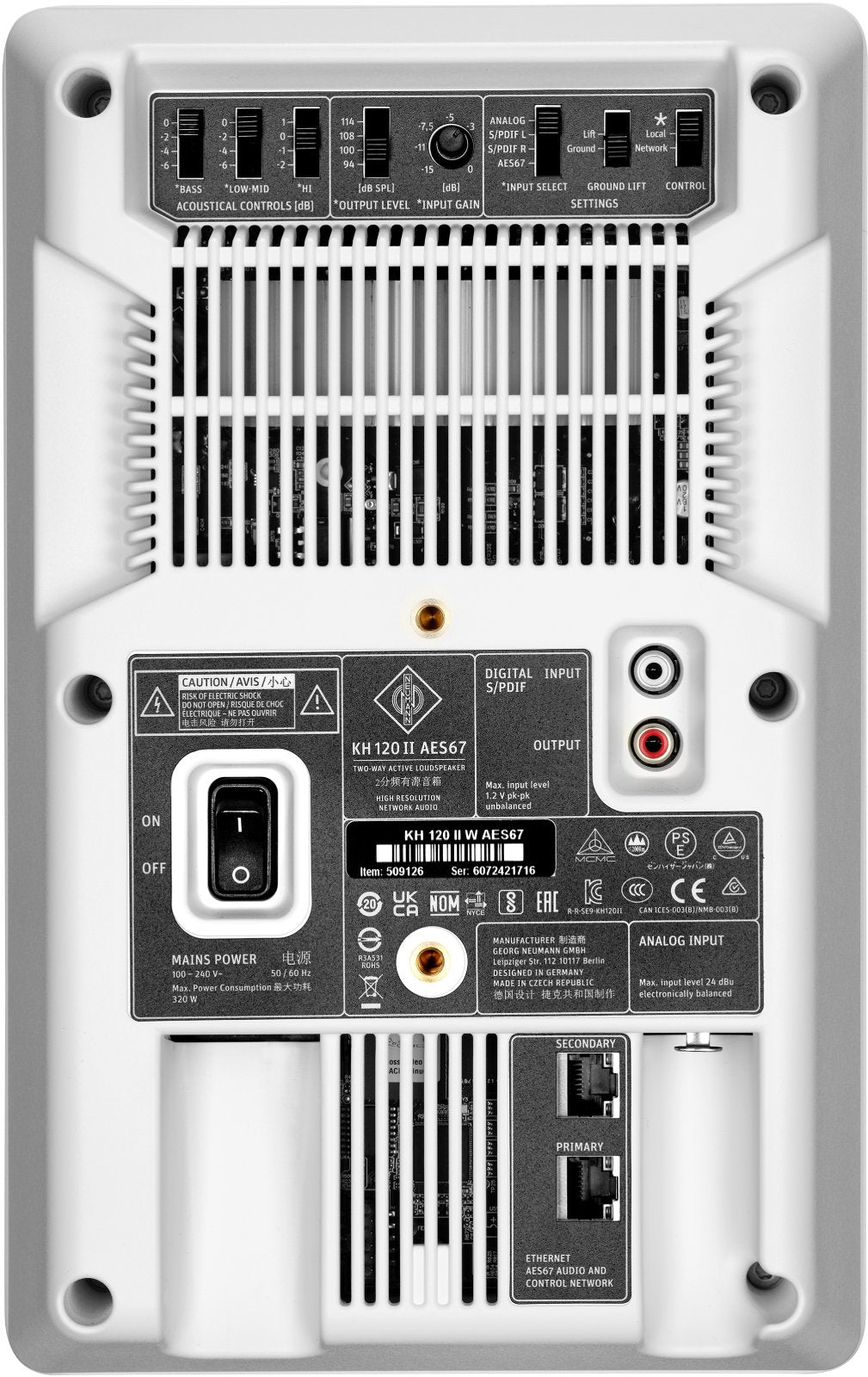 KH 120 II Wit AES67