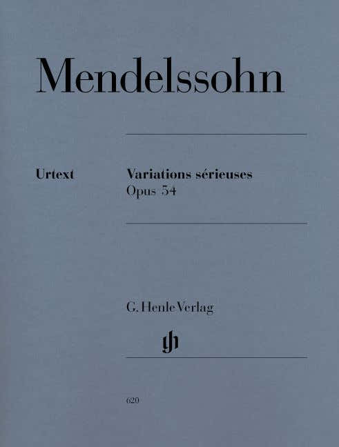 Mendelssohn B F. - Variations Serieuses Op. 54