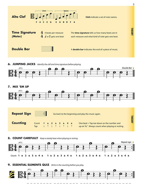 Essential Elements 2000 For Strings Book 1 - Viola (alto)