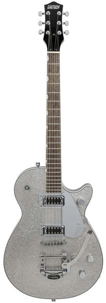G5230T Electromatic Sparkle Jet Ft Single-Cut met Bigsby Lrl Zilver Sparkle