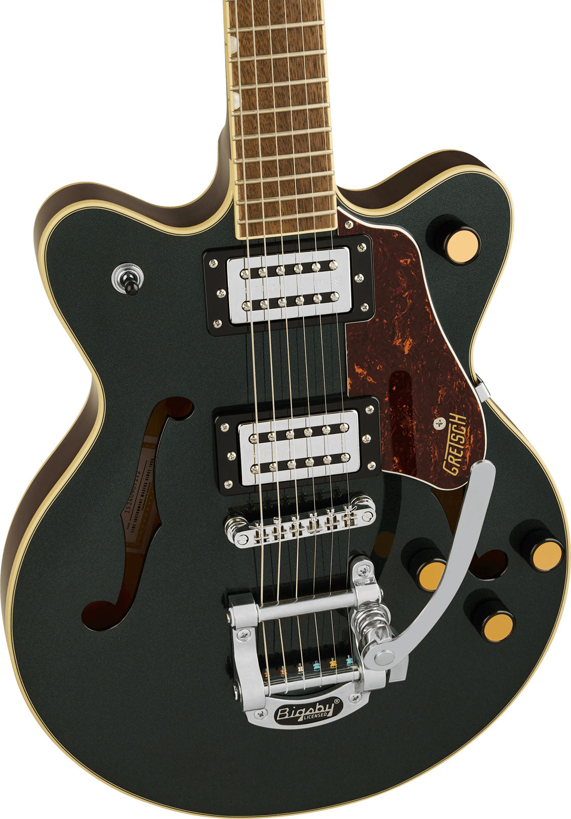 G2655T Streamliner Center Block Jr. Double-Cut with Bigsby LRL Cadillac Green