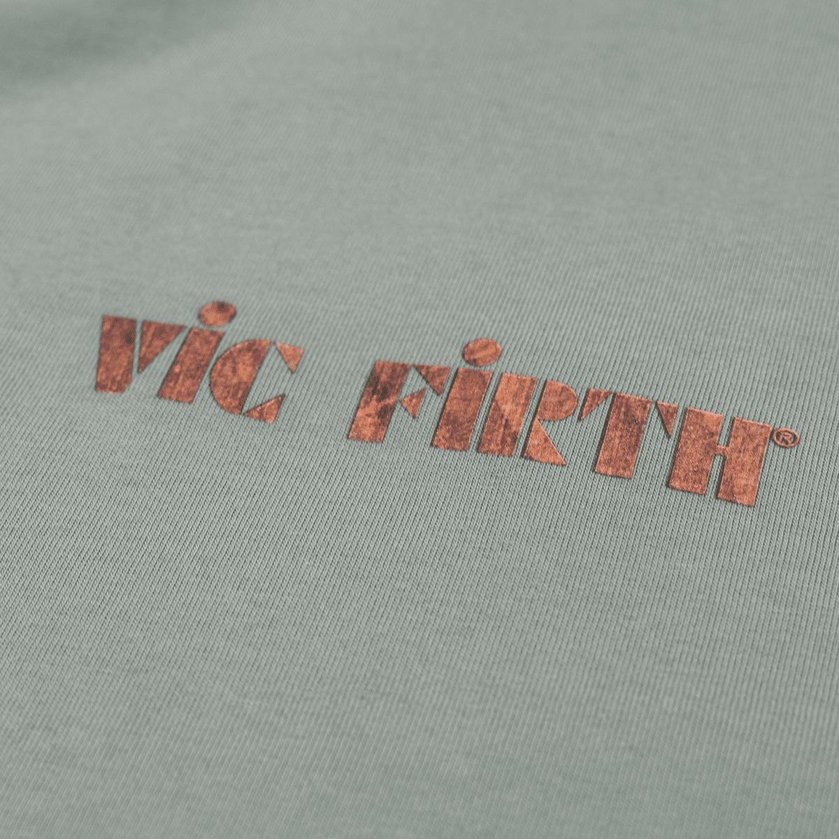 T-SHIRT SAGE WOODGRAIN L
