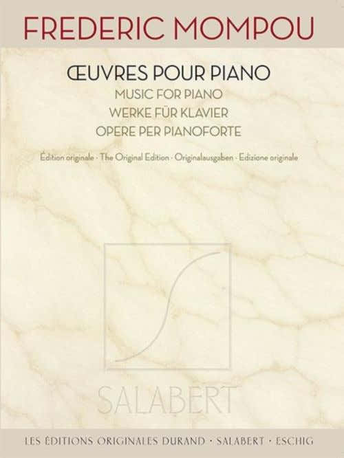 Mompou Frederic - Werken voor piano