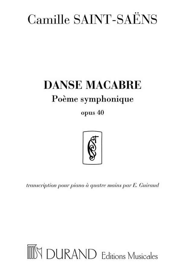 SAINT SAENS C. - Dodendans - Piano 4 handen