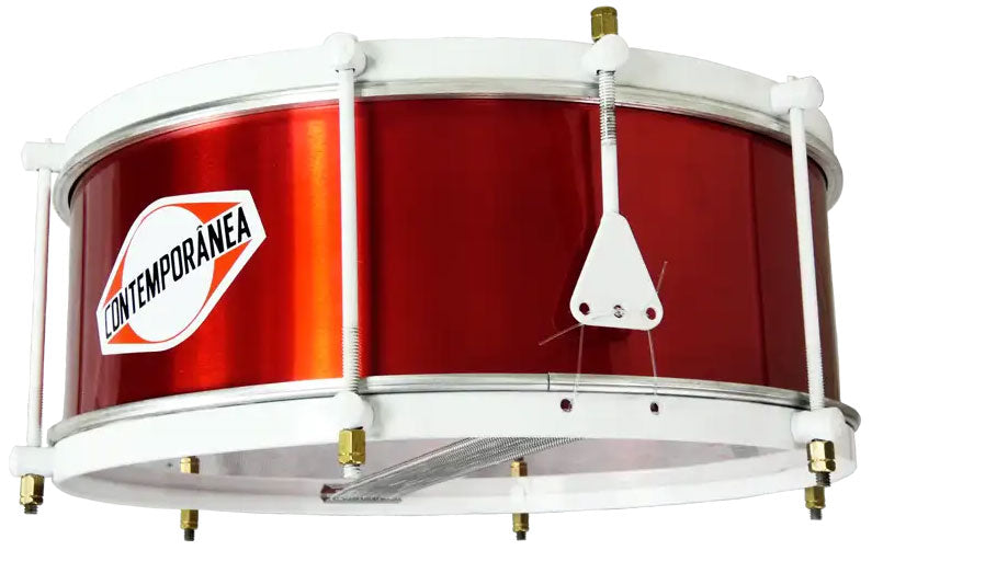 Caixa 14" x 15cm - 6 tirants - timbre - Light - Rouge - édition ALEGRIA