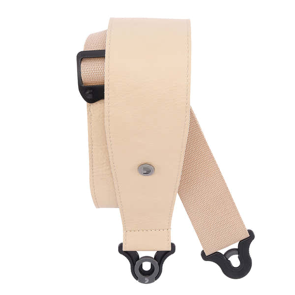 D'ADDARIO Sangle en Cuir Confort Auto Lock Tan