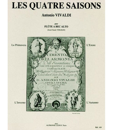 Vivaldi A. / Veilhan J.C. - Les 4 Saisons - FLB Alto