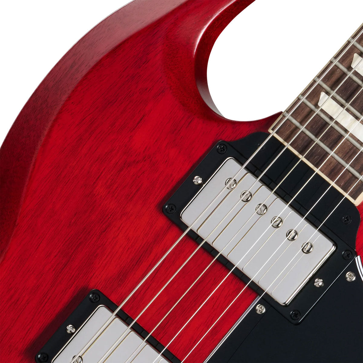 SG Standard '61 Faded, 57 Classic met minder windingen Vintage Cherry Satin