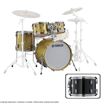 ABSOLUTE HYBRID MAPLE JAZZ 18"X14" + 10" 12" 14"  SOLID BLACK