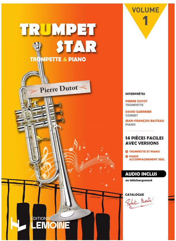 Robert Martin Trumpet Star Vol.1 + Piano - Dutot