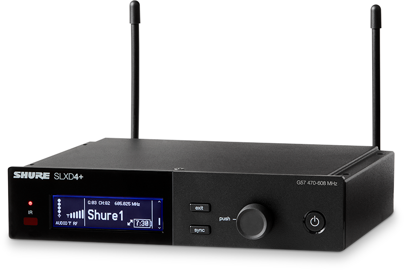 Shure SLXD4+E-G65