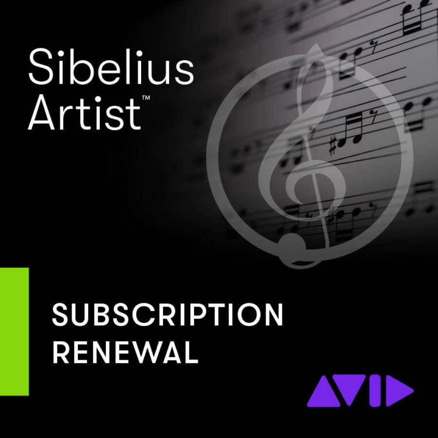 Sibelius Artist Subscription Renewal 1Y