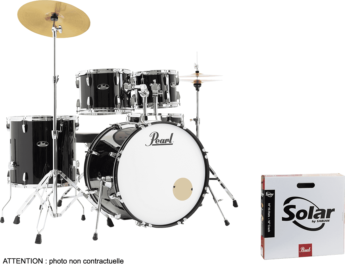 Roadshow Stage 22 Pack Solar Sabian Jet Black