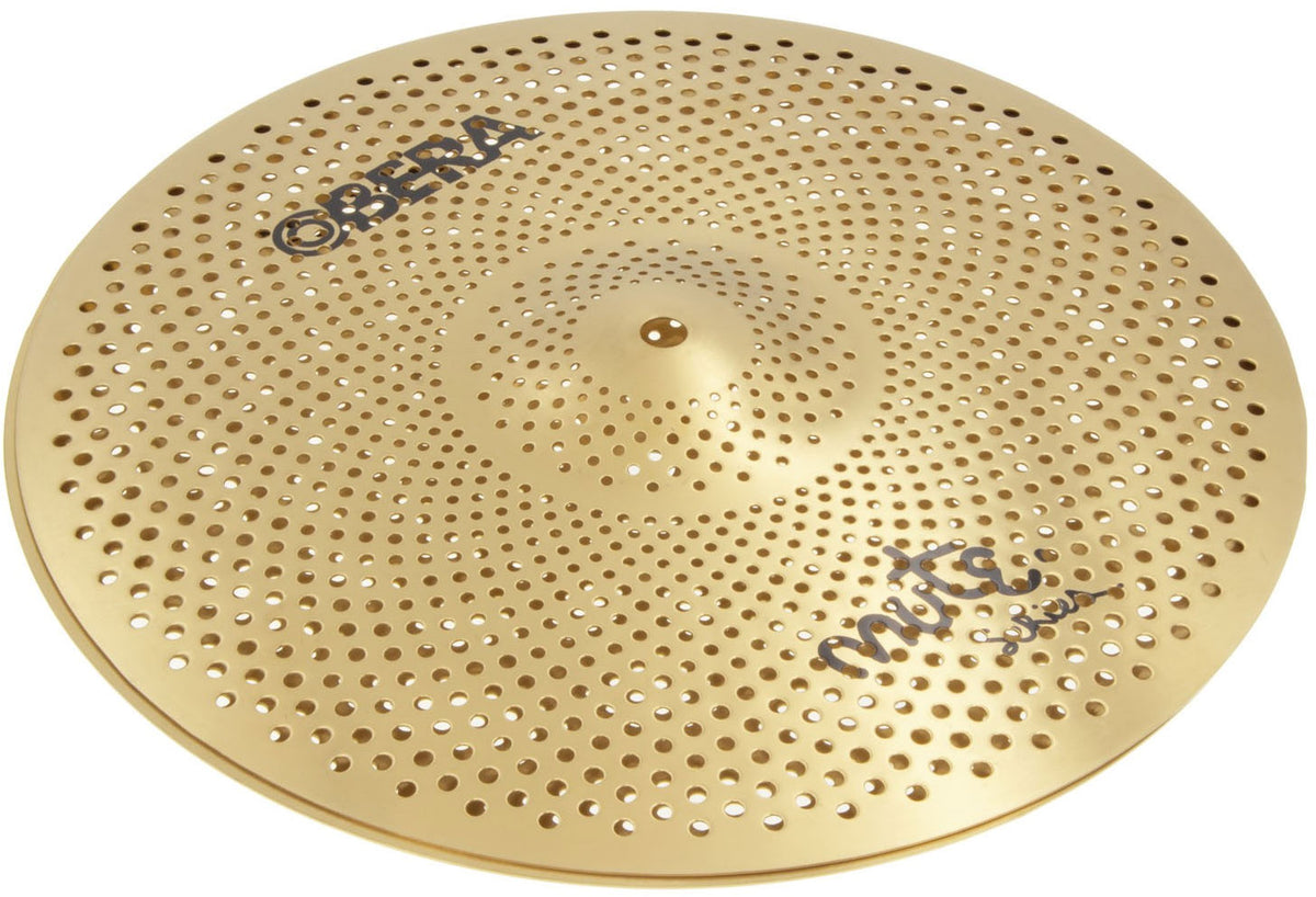 Set 3 Cymbales Silencieuces Mute - 14" 16" 20" - Finition Brass