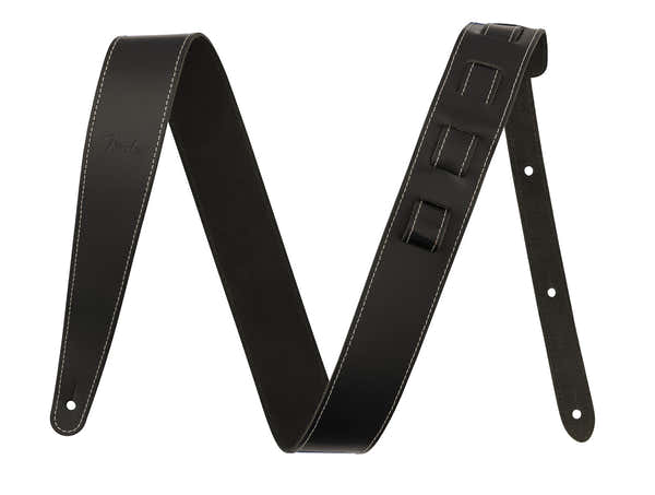2" Essentials leren band zwart
