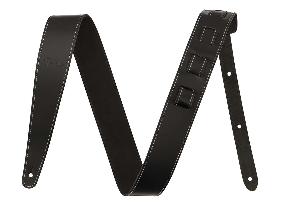 2" Essentials leren band zwart