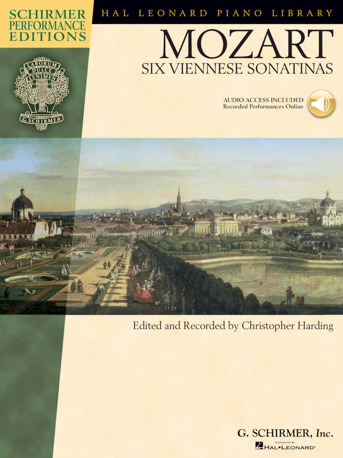 SCHIRMER PERFORMANCE EDITIONS MOZART SIX VIENNESE SONATINAS + AUDIO EN LIGNE - PIANO SOLO