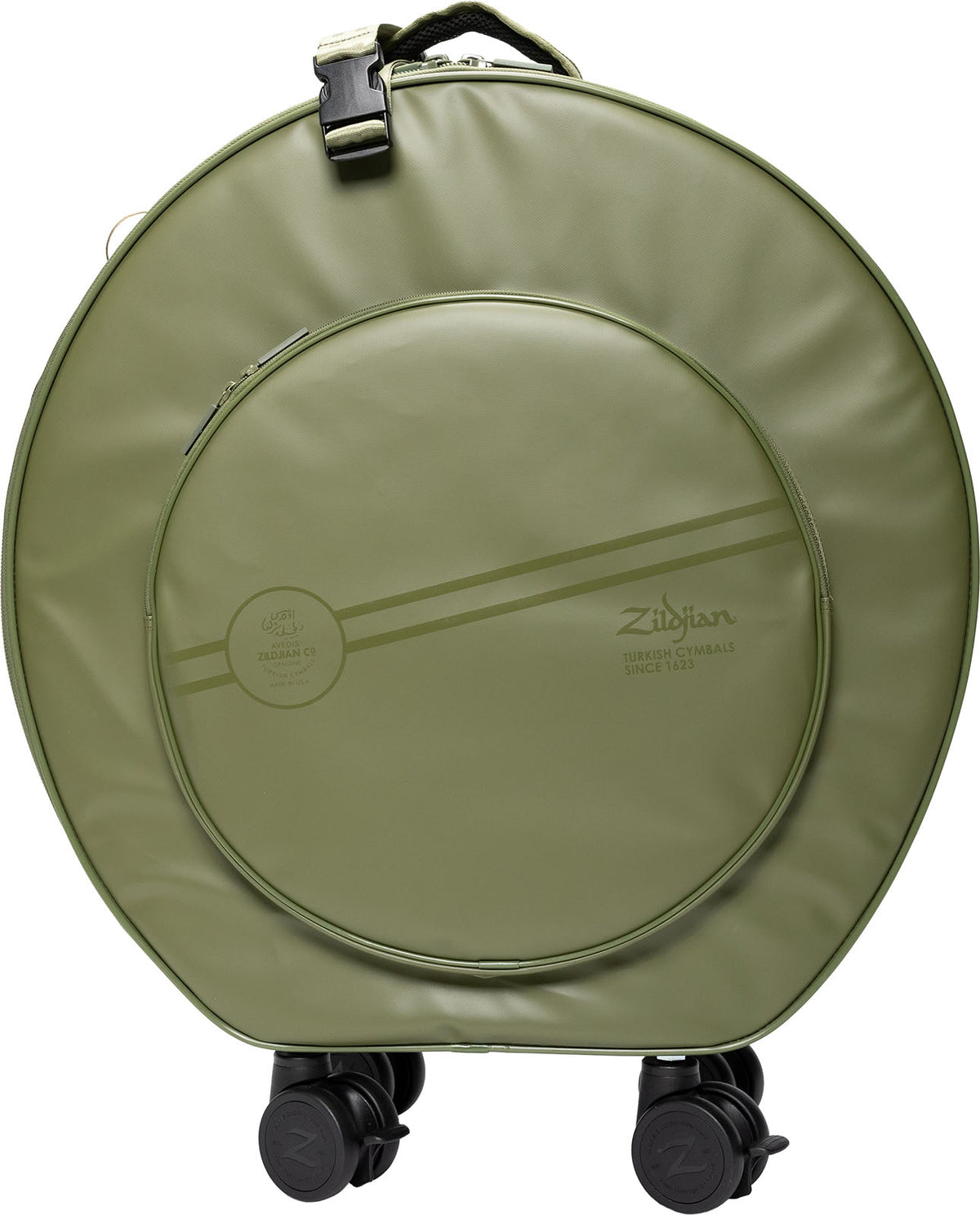 ZXRB00624 - Housse cymbales Touring 24" avec roulettes - Sage Green