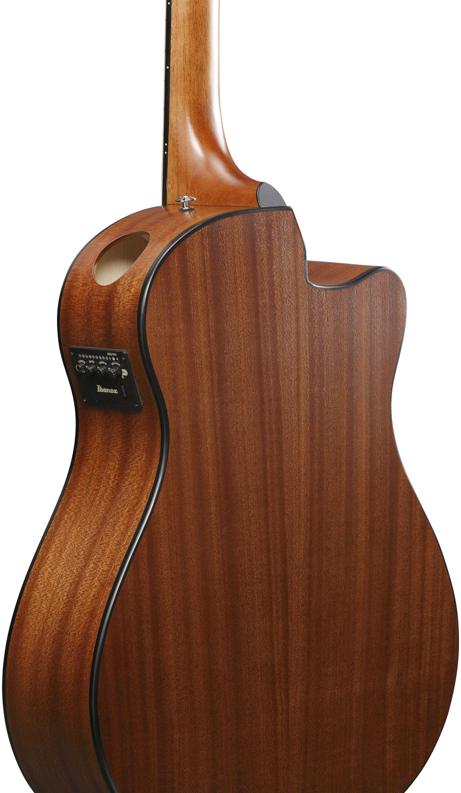 AAM50LCE-OLB Open Pore Light Brown Sunburst Top Natural Open Pore Back And Sides