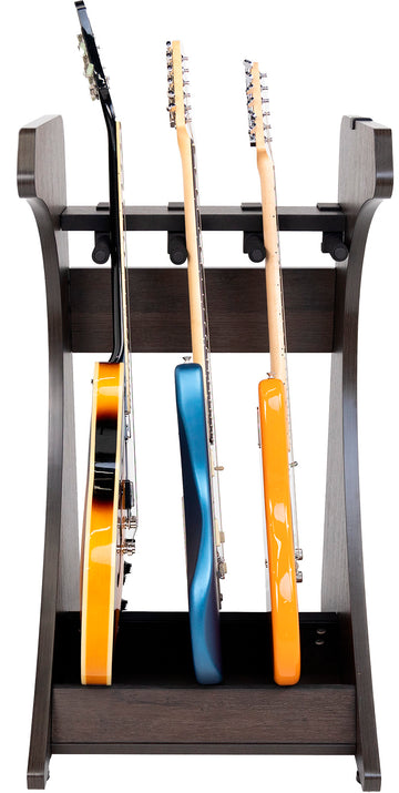 Stand Rack Elite 3 Guitares Marron