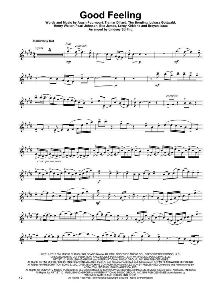 Violin Play Along Vol.45 - Lindsey Stirling - Hits