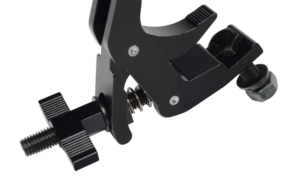 Pack of 24 universal black hooks - Hexagonal nut