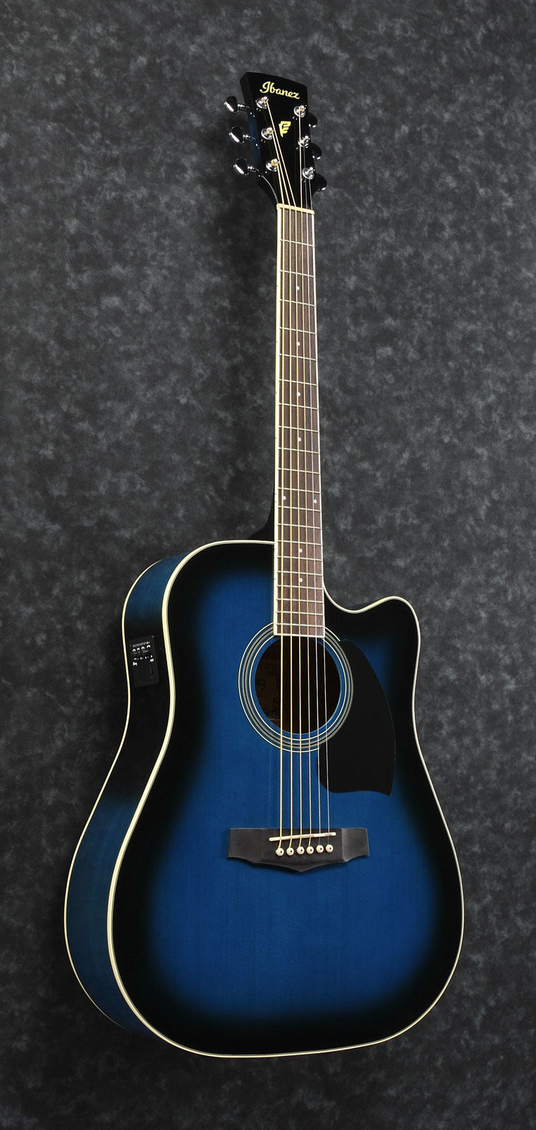 PF15ECE-TBS Transparante blauwe Sunburst Performance