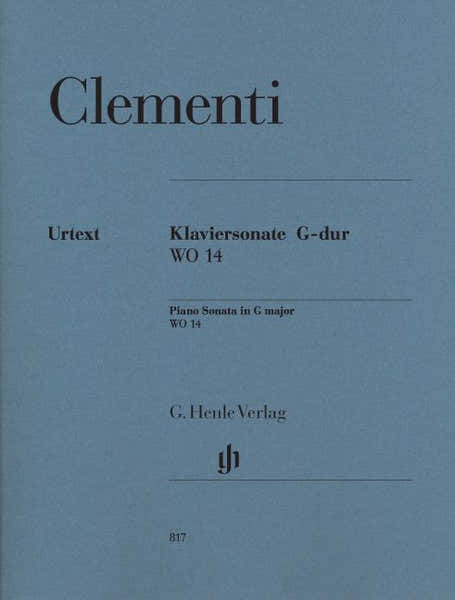 CLEMENTI M. - PIANO SONATA G MAJOR WO 14 - PIANO