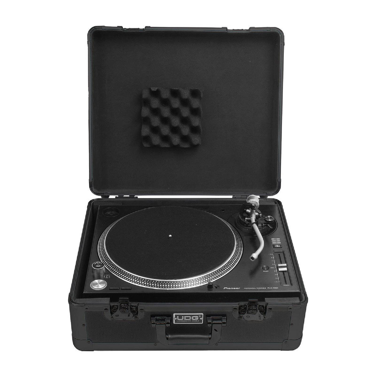 U 93016 BL - Ultimate Pick Foam Flight Case Multi Format Turntable Black