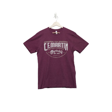 "S" Tee-Shirt Worldsoldest Vinburgundy
