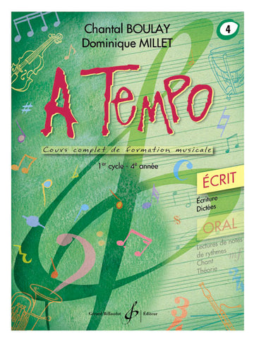 A Tempo : Écrit Vol.4 - Boulay, Millet