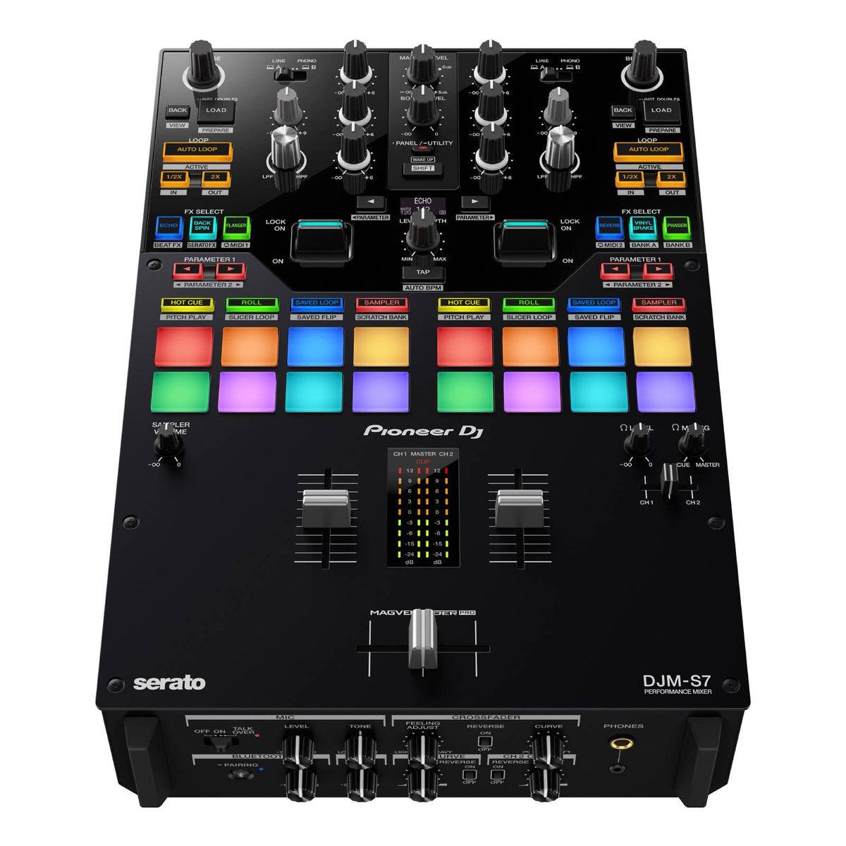 DJM-S7 - 2-KANAALS USB DJ-MENGCONSOLE