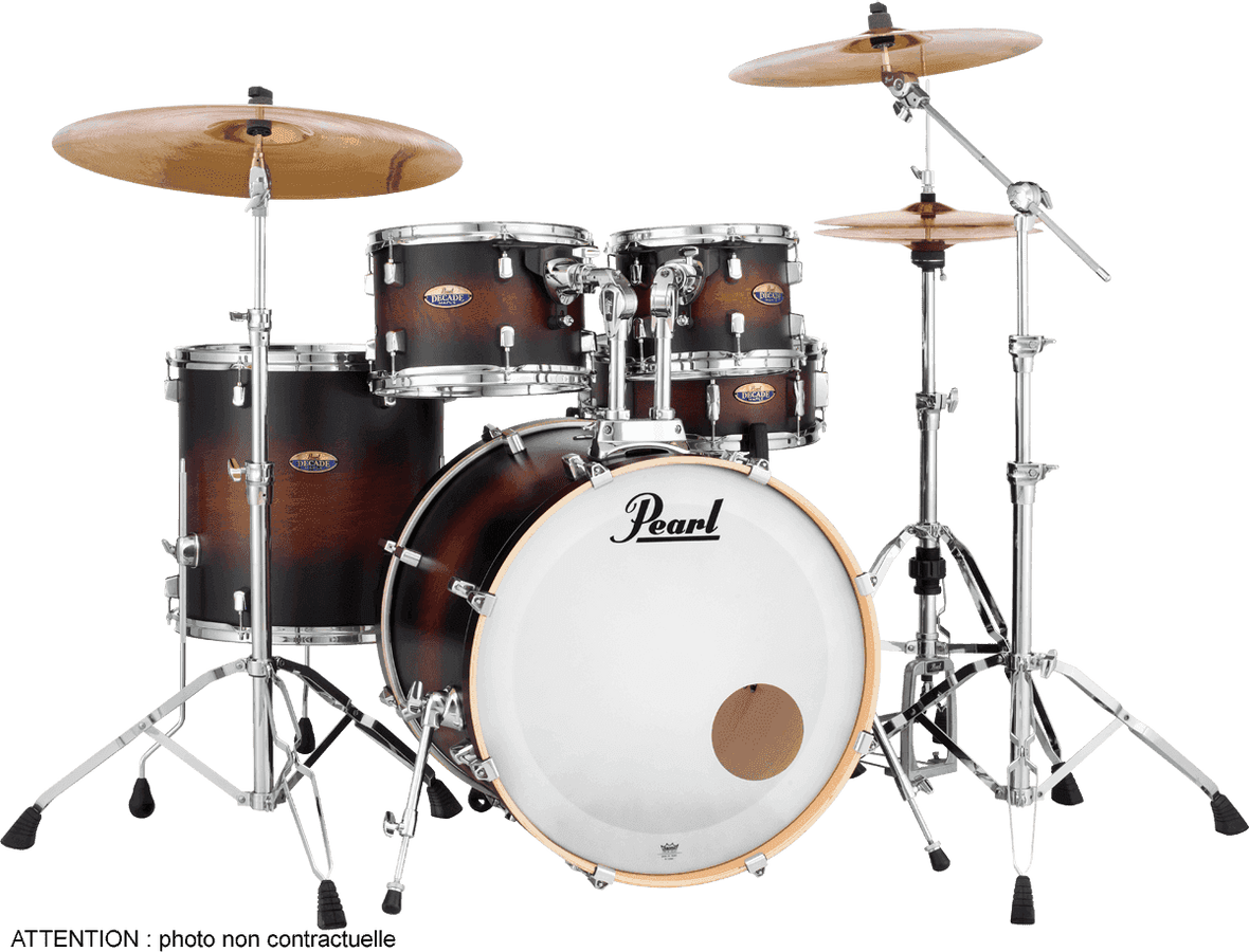 Decade Maple Studio Fusion 20 Satin Brown Burst