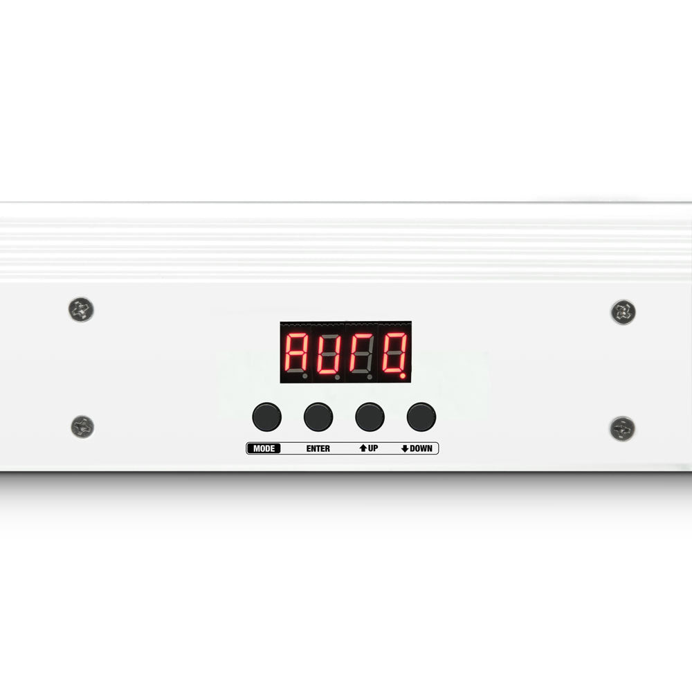 Tribar 200 Ir Wh - Barre Led Tricolores (Rgb) 12 X 3 W Boitier Blanc Avec Tlcommande Infraroug