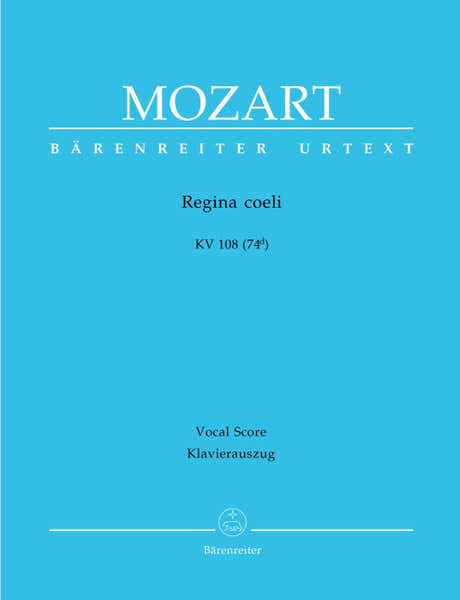 Moz W.A. - Regina Coeli Kv 108 (74D) - Reduction Ch Piano