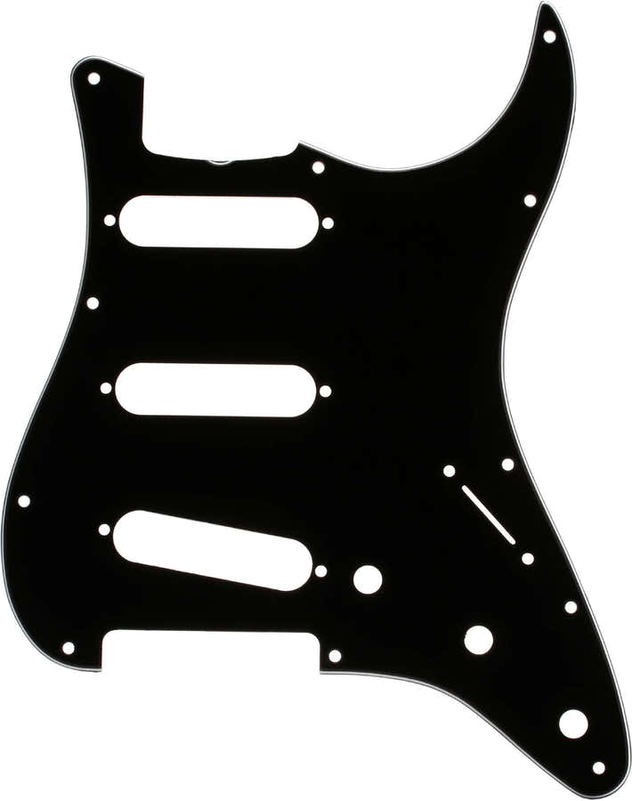 Pickguard 60s Strat SSS Black