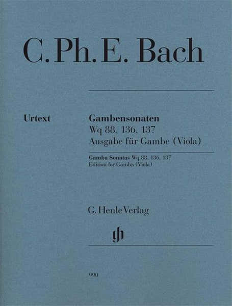 C.P.E. - Gambensonaten Wq 88 136 137