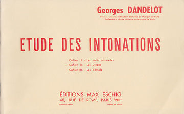 DANDELOT GEORGES - ETUDE DES INTONATIONS VOL.2