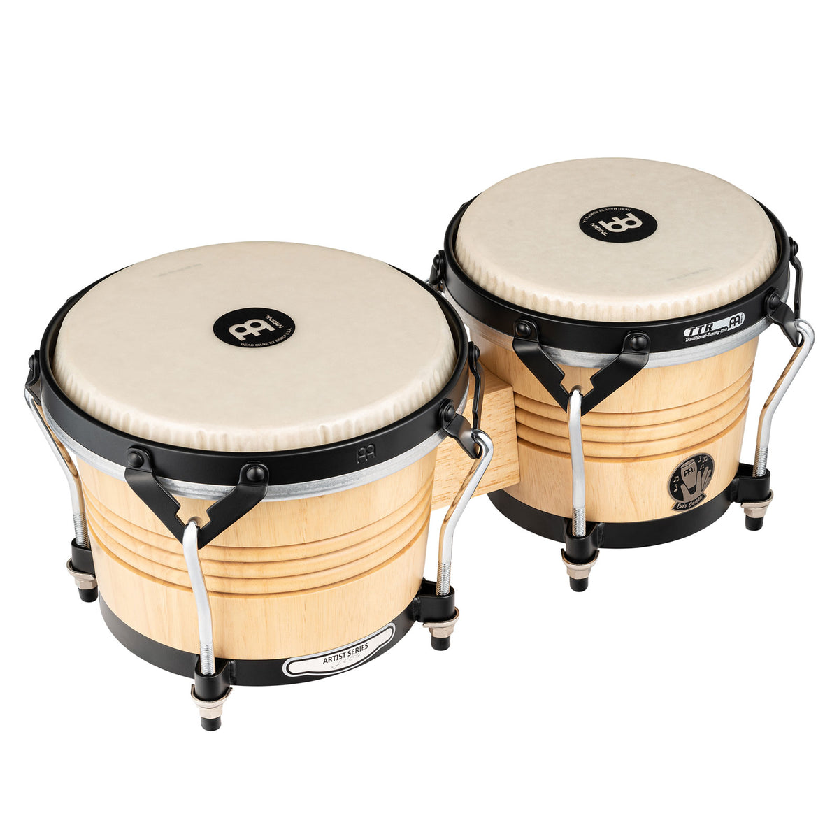 LCR300NT-M - Artist Series Luis Conte Bongo 6 3/4" Macho & 8" Hembra - Naturel
