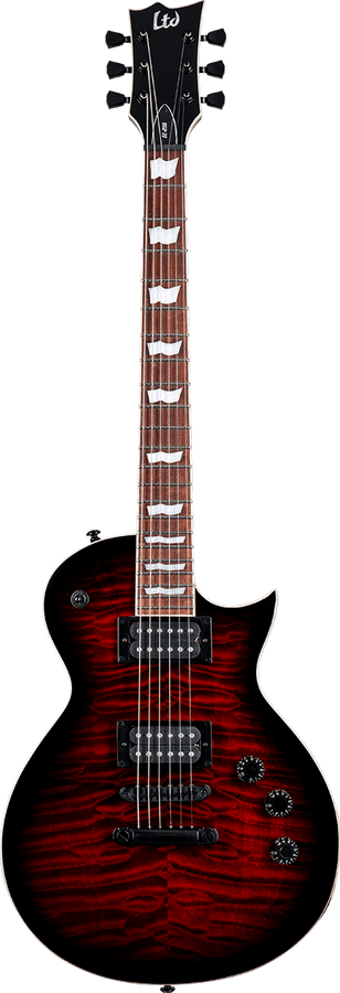 Ec-256Qm See Thru Black Cherry Sunburst