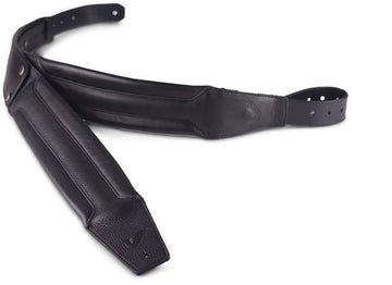 DuoStrap Damian Erskine Signature Dubbele schouderband premium leer - Zwart