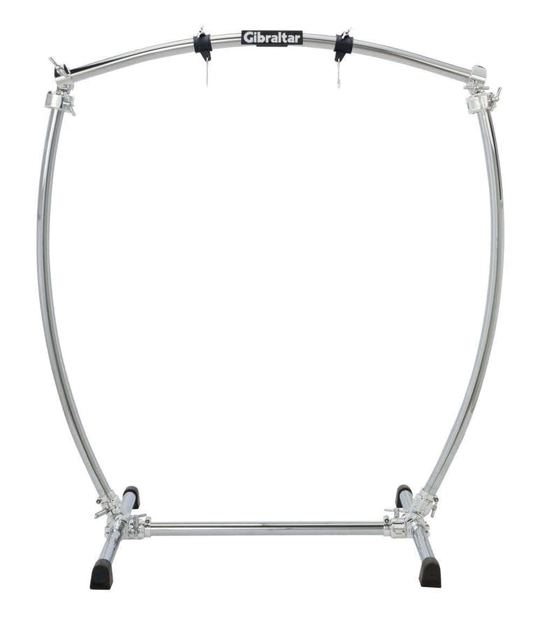 Supports Speciaux Chrome Series Curved Gong Stand GCSCG-L